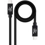 Nanocable Cable USB 4 Gen 3x2 40Gbps 240W USB-C a USB-C 1.8m Negro